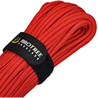Los mejores  - Brotree 550 Paracord Cuerda de Nailon Paracaídas 620lbs 9 Hilos Hebras para Escalada Kit de Supervivencia Acampada